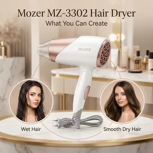 Mozer MZ-3302 Hair Dryer