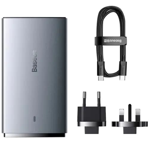 Baseus GaN5 Pro Ultra-Slim Fast Charger C+U 65W With Universal Plugs