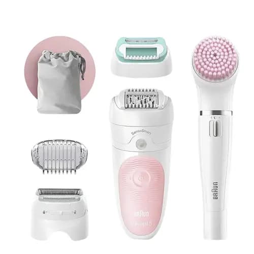 Braun Silk Epil SE5875 5-in-1 Cordless Wet & Dry Hair Removal Epilator