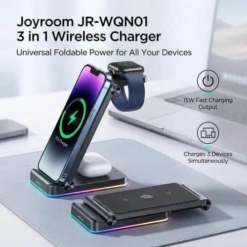 Joyroom JR-WQN01 3 in 1 Wireless Charger