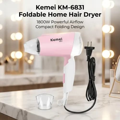 Kemei KM-6831 Foldable Home Hair Dryer