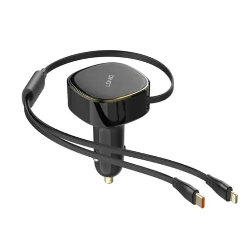 LDNIO C107 30W Wired Type-C OR Lightning Ultra Fast Car Charger